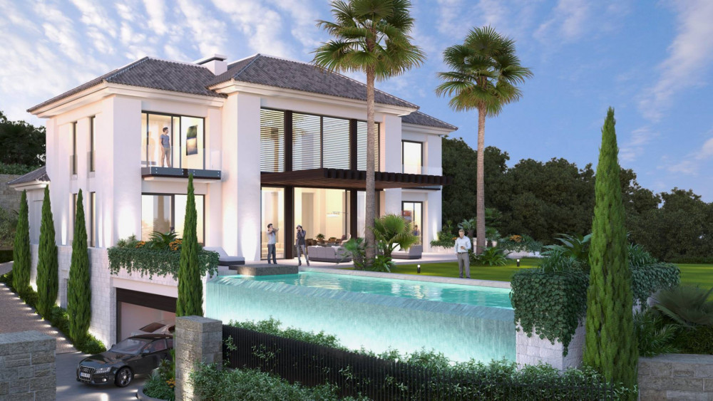 Stunning Benahavis Designer Villa With Panoramic Sea &amp; Golf Views