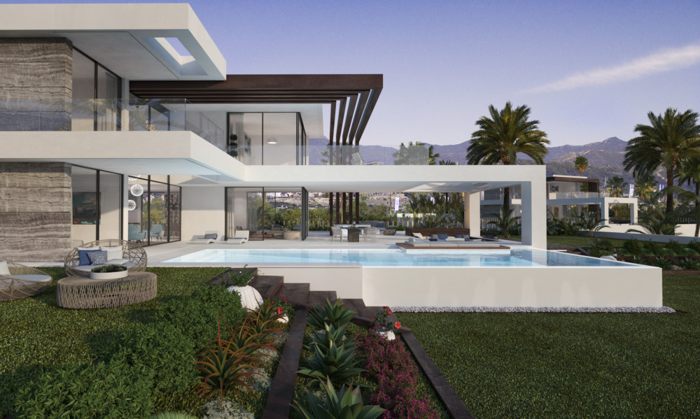 New Golden Mile Contemporary Villas With Sea Views and Security.