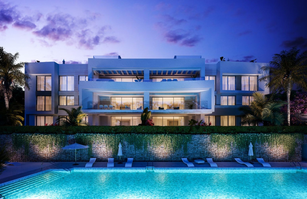 New development of contemporary apartments in Santa Clara Golf