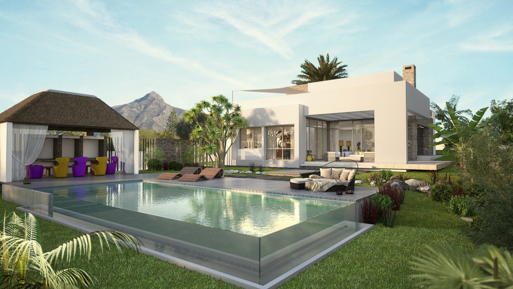 Stylish villas located in the Golf Valley of Nueva Andalucia