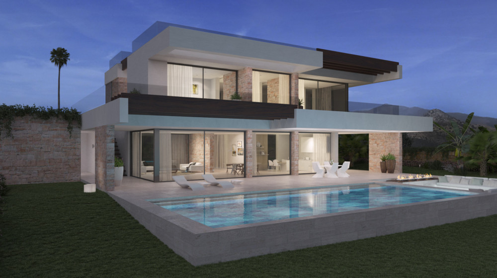Amazing villa in East Marbella with sea and golf views. Image 11
