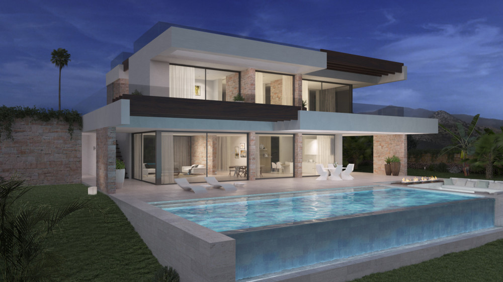 Amazing villa in East Marbella with sea and golf views. Image 12