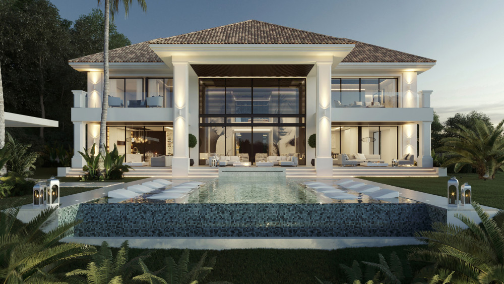 Contemporary Villa with sea views in Benahavis