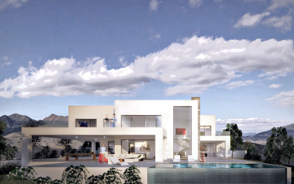 This spectacular villa under construction has fabulous views of Mediterranean... Image 2