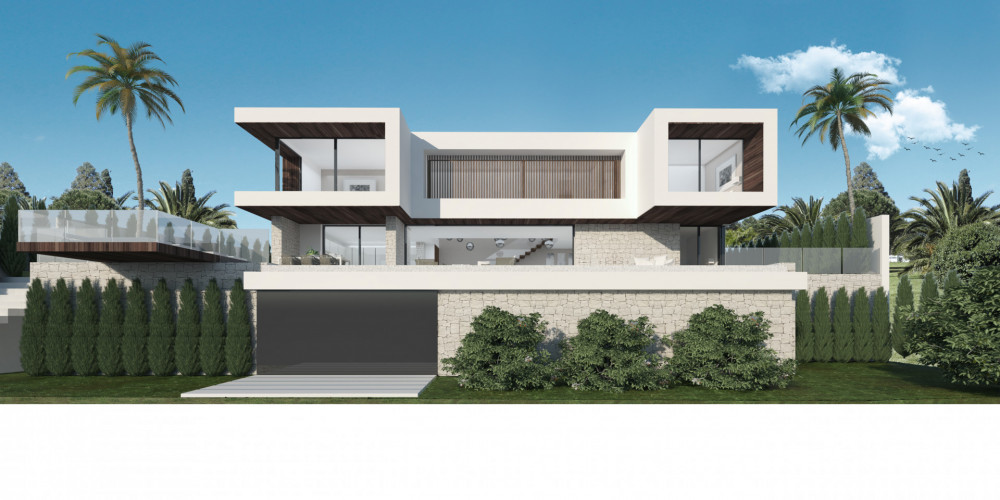 Brand new villa with sea views Image 1
