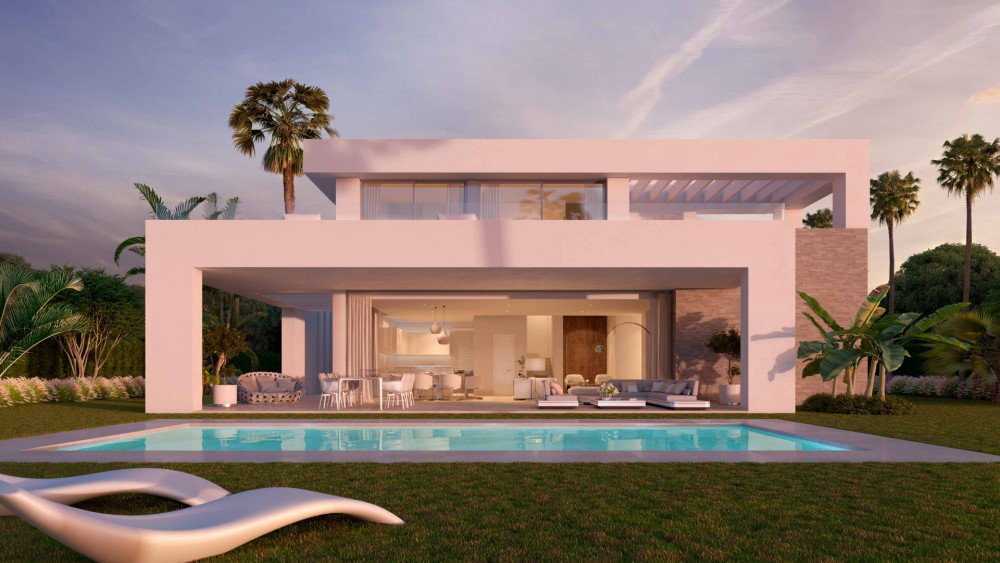 Brand new modern villa close to the beach.