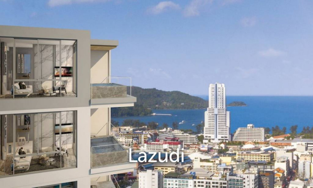 Type C Sea View, 1 Bed 45.5 SQM, Sea View, Patong Bay Seaview Residence