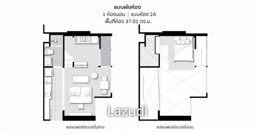 Chewathai Residence Asoke / Condo For Sale / 1 Bedroom / 29 SQM / MRT Phra Ra... Image 19