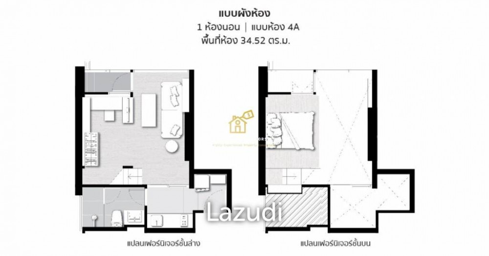 Chewathai Residence Asoke / Condo For Sale / 1 Bedroom / 29 SQM / MRT Phra Ra... Image 22