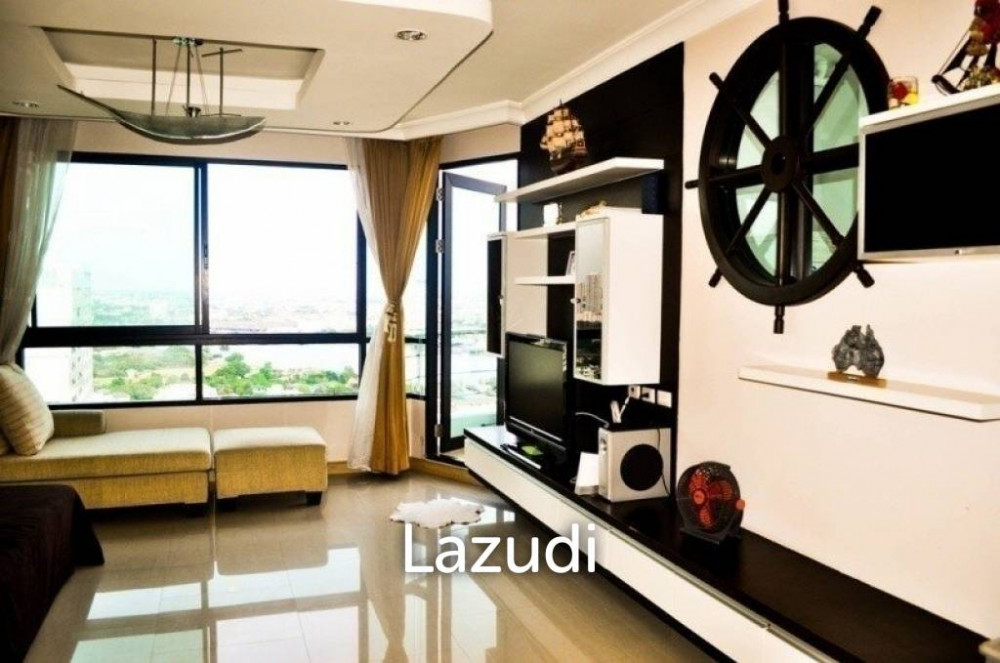 Supalai Casa Riva / Condo For Sale / 2 Bedroom / 102 SQM / BTS Talat Phlu / B... Image 9