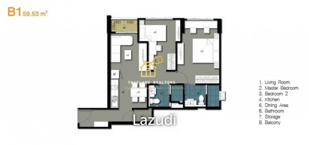 Residence 52 / Condo For Rent and Sale / 1 Bedroom / 48.15 SQM / BTS On Nut /... Image 12