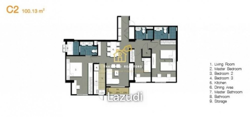 Residence 52 / Condo For Rent and Sale / 2 Bedroom / 59.11 SQM / BTS On Nut /... Image 16