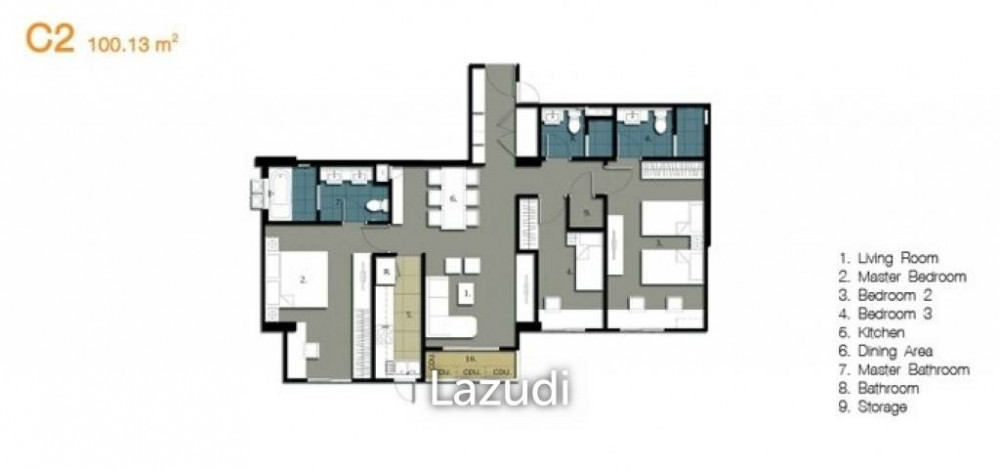 Residence 52 / Condo For Rent and Sale / 2 Bedroom / 62.98 SQM / BTS On Nut /... Image 17