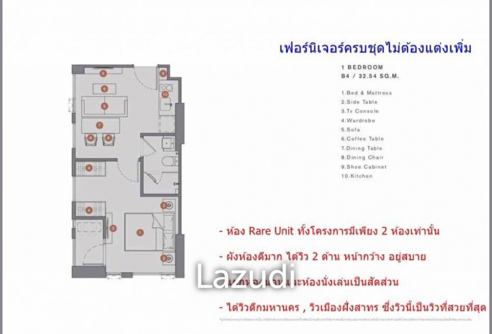 1 Bed 32 Sqm Chapter Chula-Samyan For Sale Image 3
