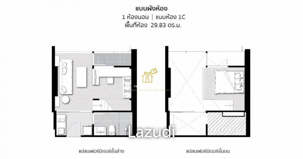 Chewathai Residence Asoke / Condo For Rent / 1 Bedroom / 37 SQM / MRT Phra Ra... Image 13