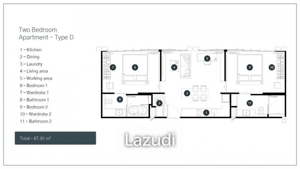 2 bedroom apartments with 0% installment plan till completion (end of 2024) Image 5